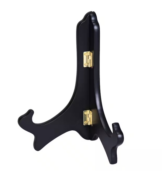 8-Inch Wooden Display Stand. Black matte.