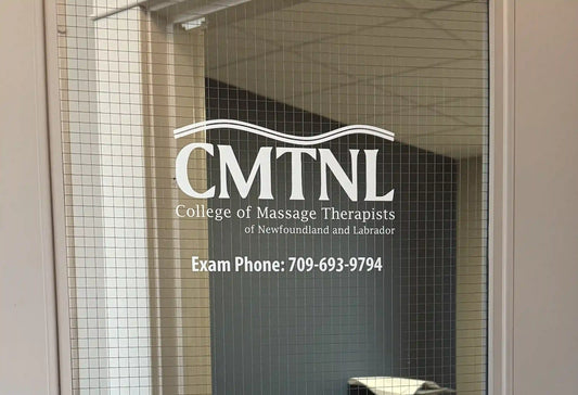 Business Sign - Front Door Vinyl Decal