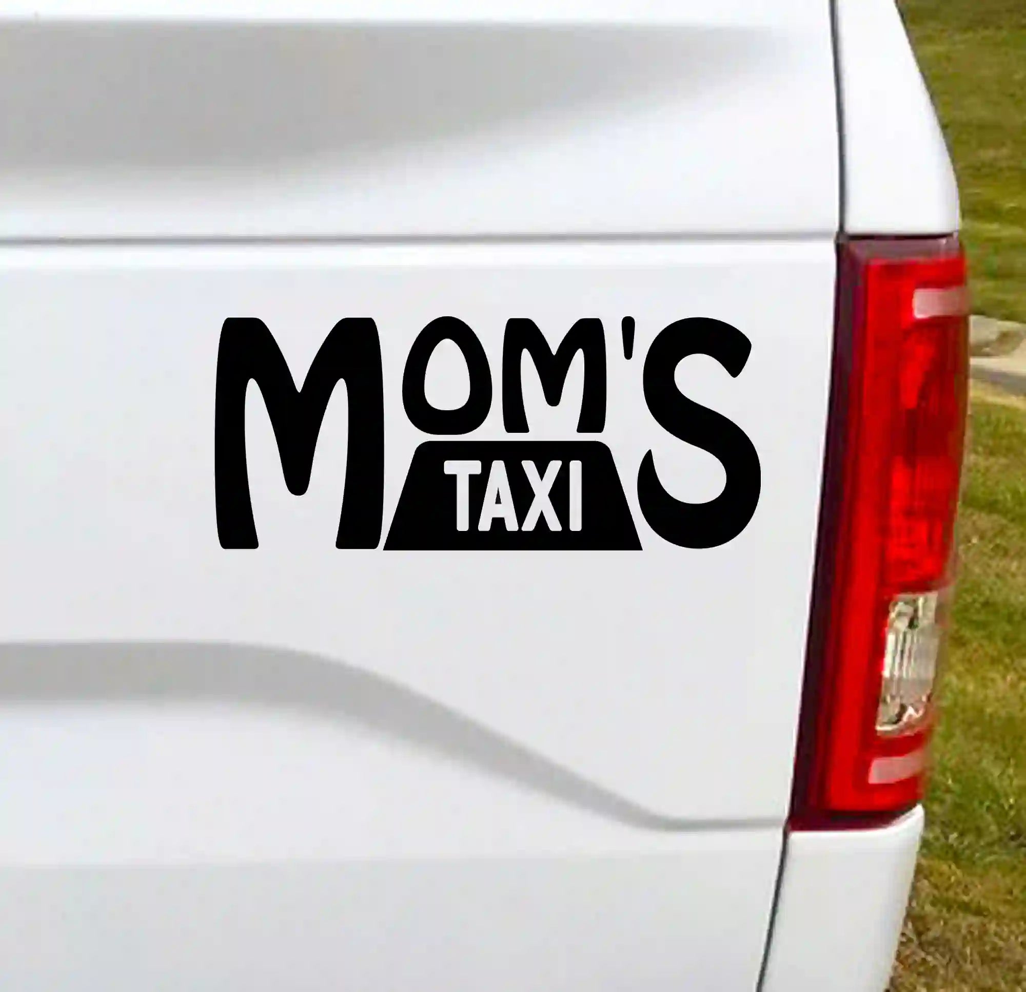 Mom's Taxi - Vinyl Car Decal Bumper Sticker