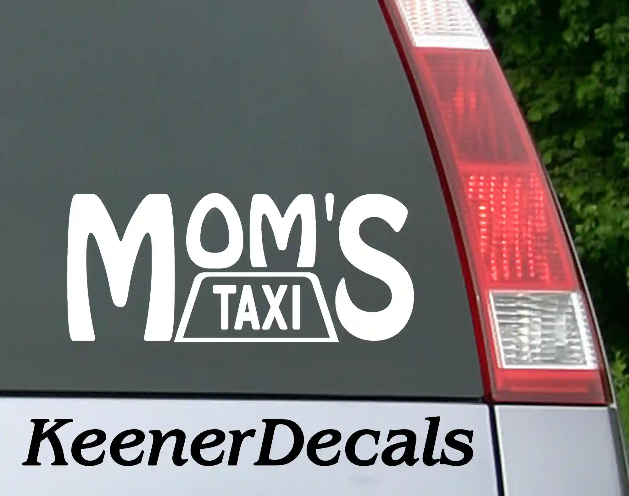 Mom's Taxi - Vinyl Car Decal Bumper Sticker