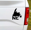 Newfoundland NL - Vinyl Car Decal Bumper Sticker - Black
