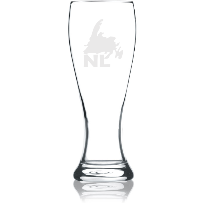 Newfoundland Pilsner Glass - Sand Etched