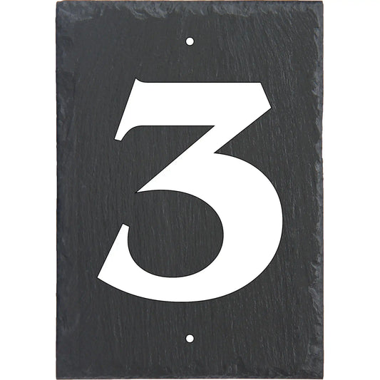 Slate House Number - Single 3.
