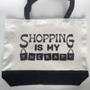 Large canvas tote bag 