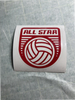 Allstar Vinyl Decal Stickers  - Red