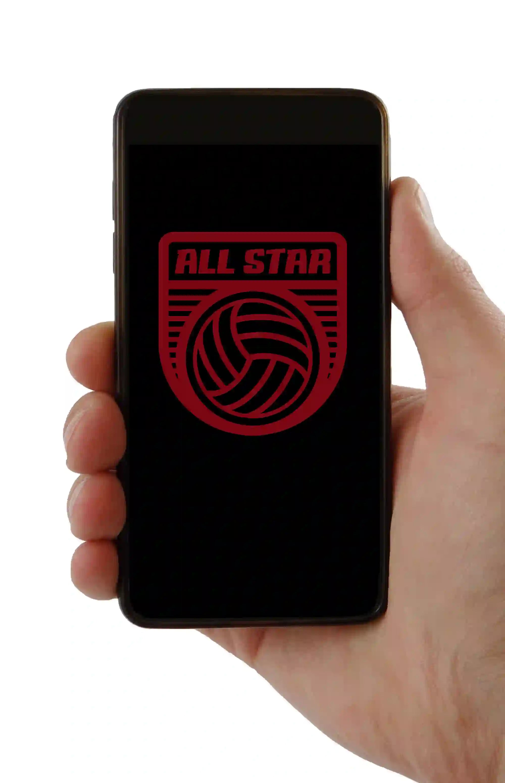 Allstar Vinyl Decal Stickers - Cell Phone - Red