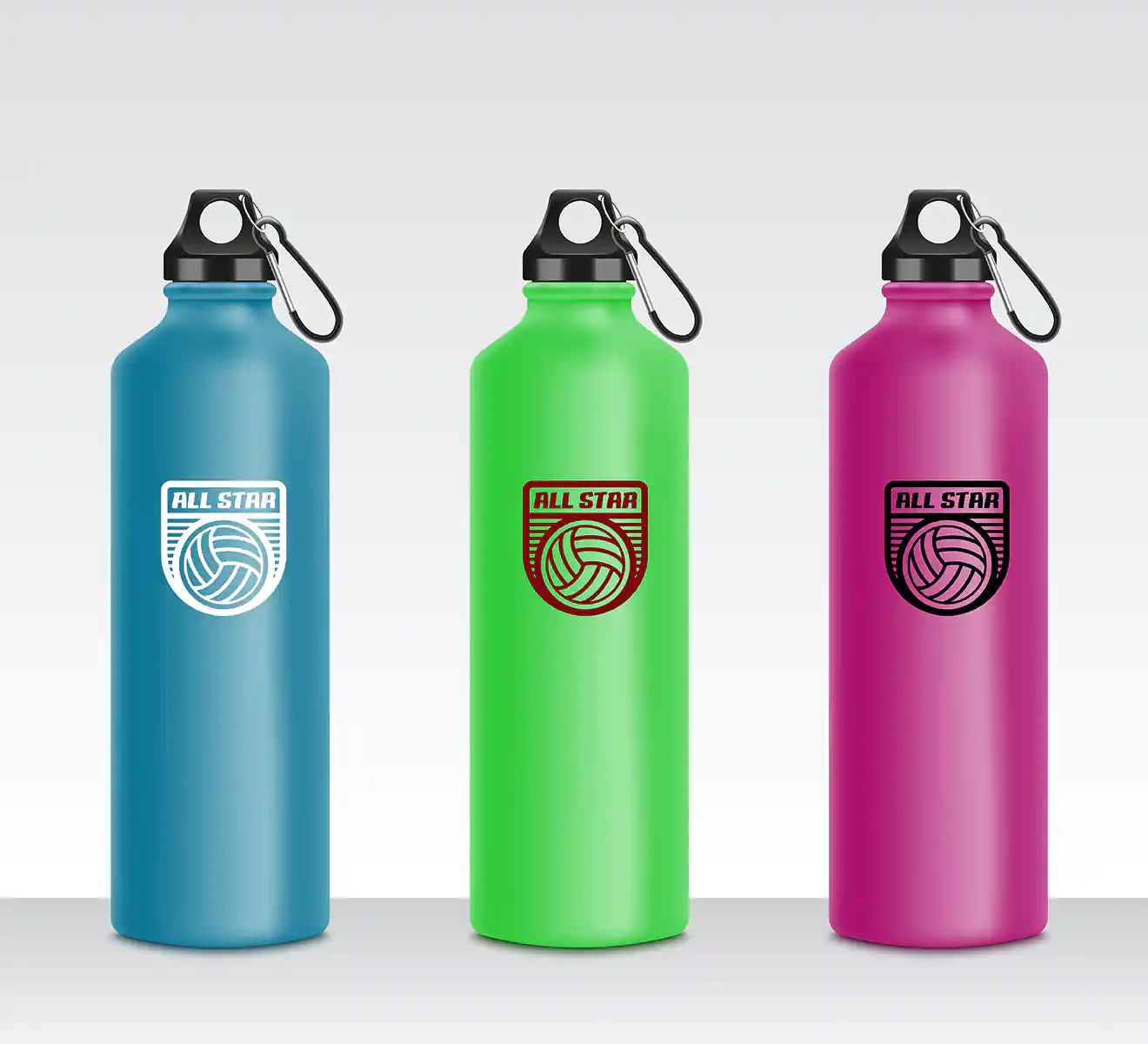 Allstar Vinyl Decal Stickers for water bottles.