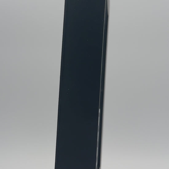 In Case of Emergency Break Glass Shadow Box - Black Frame, Empty. Silver and Gold Background. Perfect Gift for that coffee lover in your life.