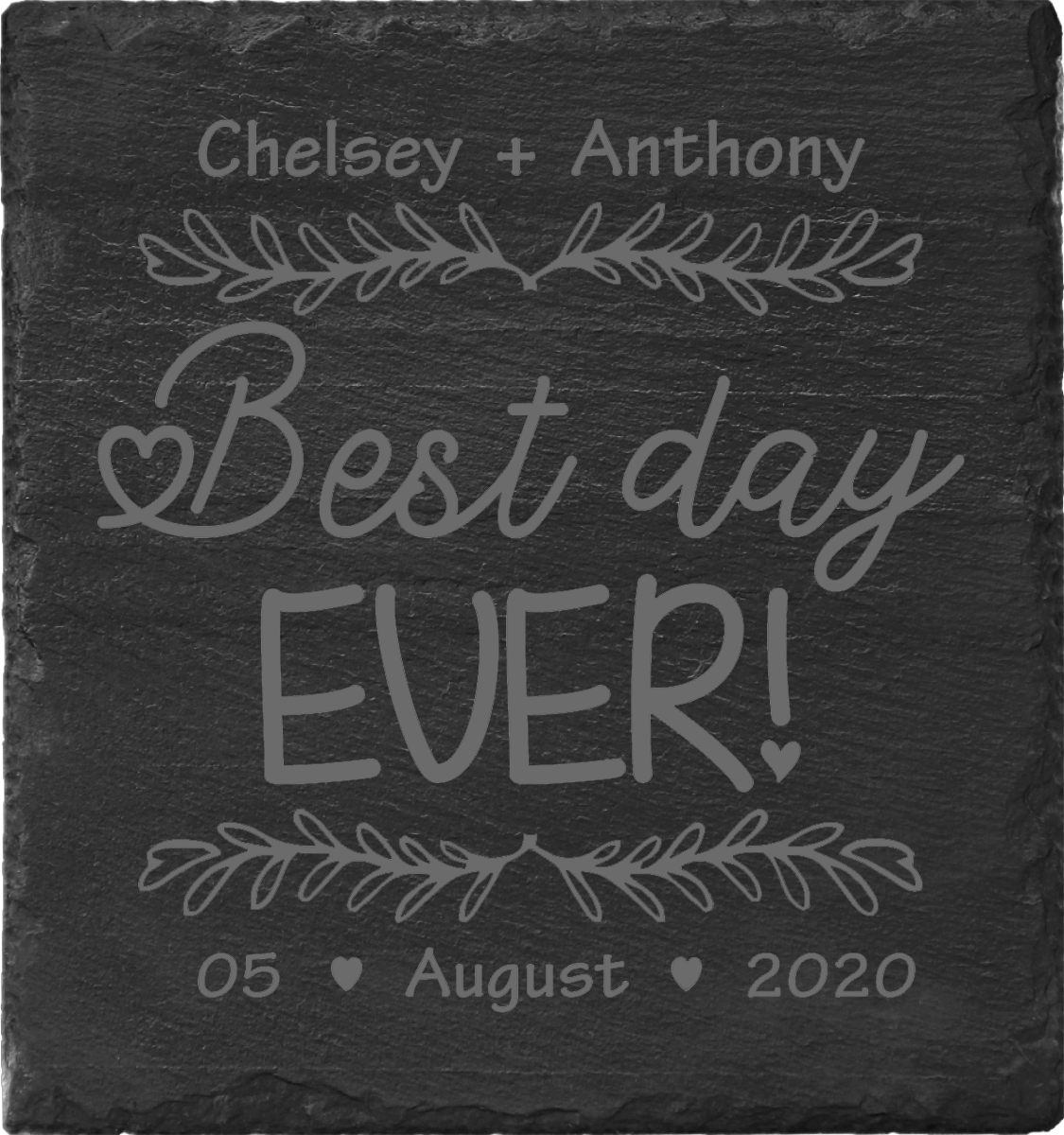 Best Day Ever! These wedding coasters would be a great gift for the lucky couple, or as wedding favours for the wedding party...or even the whole wedding. Buy as a single, or mix and match in sets of 2 or 4. Higher quantity discounts available.