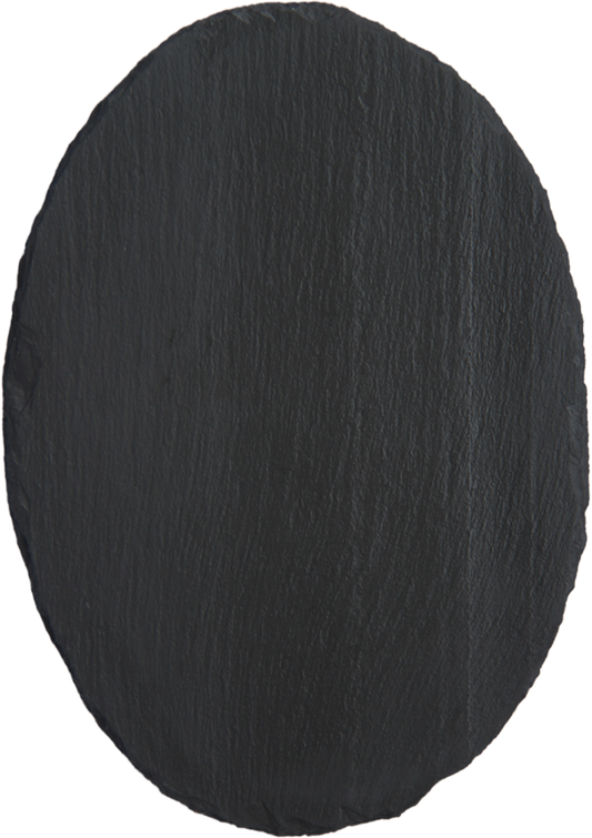 House Sign Slate Address Plaque - Vertical Oval