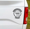Endangered Species  Vinyl Car Decal Bumper Sticker is a must have to add to your back window. Manual transmissions / Stick Shift, truly is an endangered species.  3.52