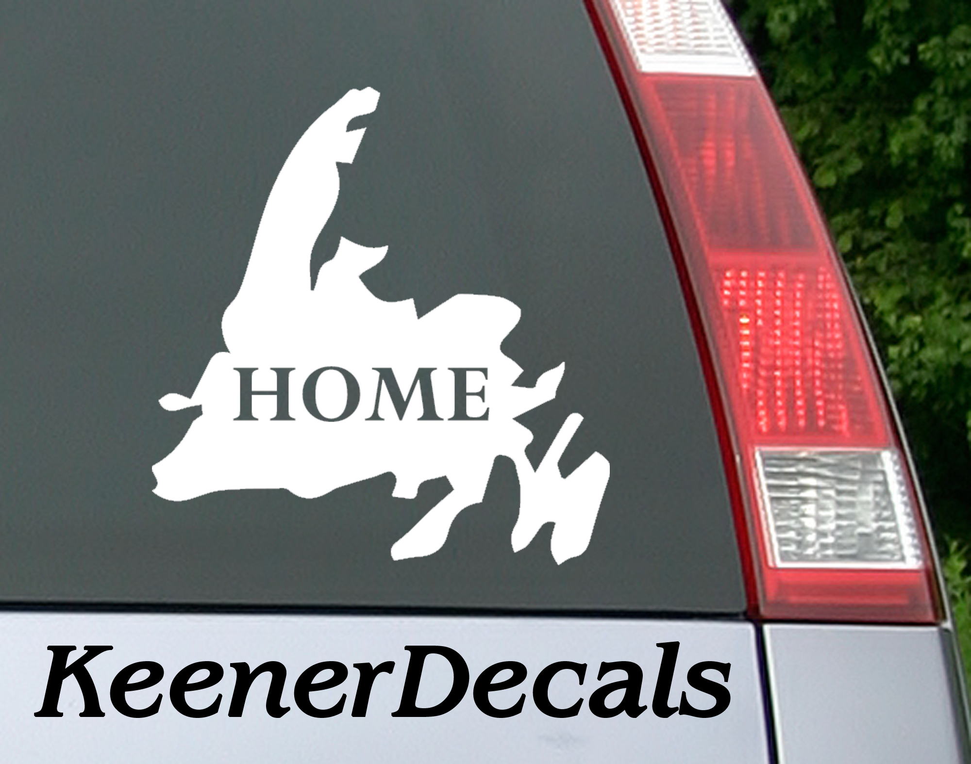 HOME - Newfoundland Vinyl Car Decal Bumper Sticker. From the Rock? You need this vinyl.  5"W x 5"H Funny Car Decal, Car Sticker, Car Vinyl, Bumper Sticker, Vinyl Stickers, Vinyl Sticker.  FREE SHIPPING FOR ALL VINYL DECALS within Canada and the US.
