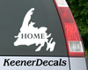 Load image into Gallery viewer, HOME - Newfoundland Vinyl Car Decal Bumper Sticker. From the Rock? You need this vinyl.  5&quot;W x 5&quot;H Funny Car Decal, Car Sticker, Car Vinyl, Bumper Sticker, Vinyl Stickers, Vinyl Sticker.  FREE SHIPPING FOR ALL VINYL DECALS within Canada and the US.