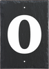 Slate Sign, Single Number.