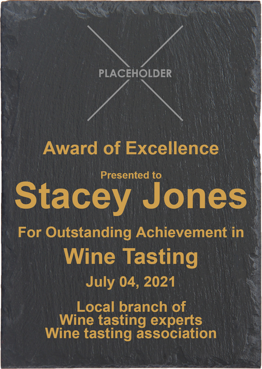 beautifully engraved Award plaque is made to last. It is an interior or exterior plaque made with the highest quality exterior paint that will withstand the elements.